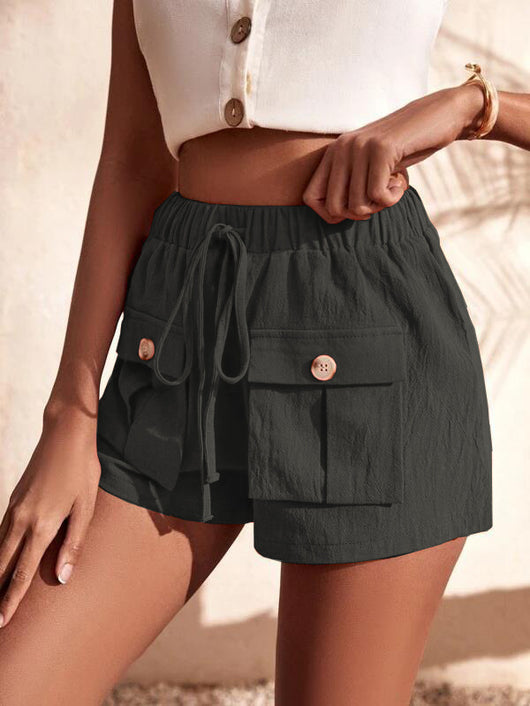 Pantalones Rectos Sueltos con Bolsillos y Cintura Ajustable - Image 22