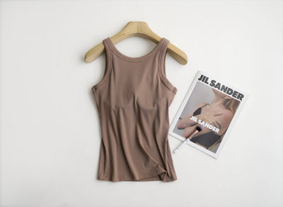 Camiseta Interior con Protector de Tirantes Integrado sin Costuras - Image 19