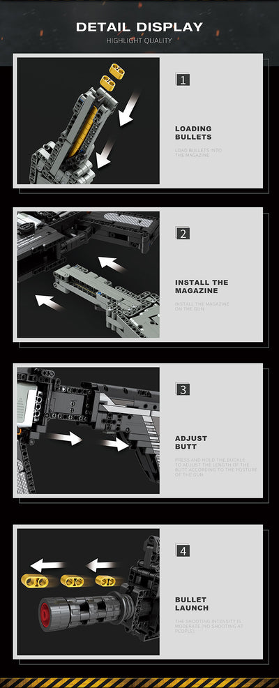 Bloques de Construcción y Pistolas Lanzadoras para Armar - Image 15