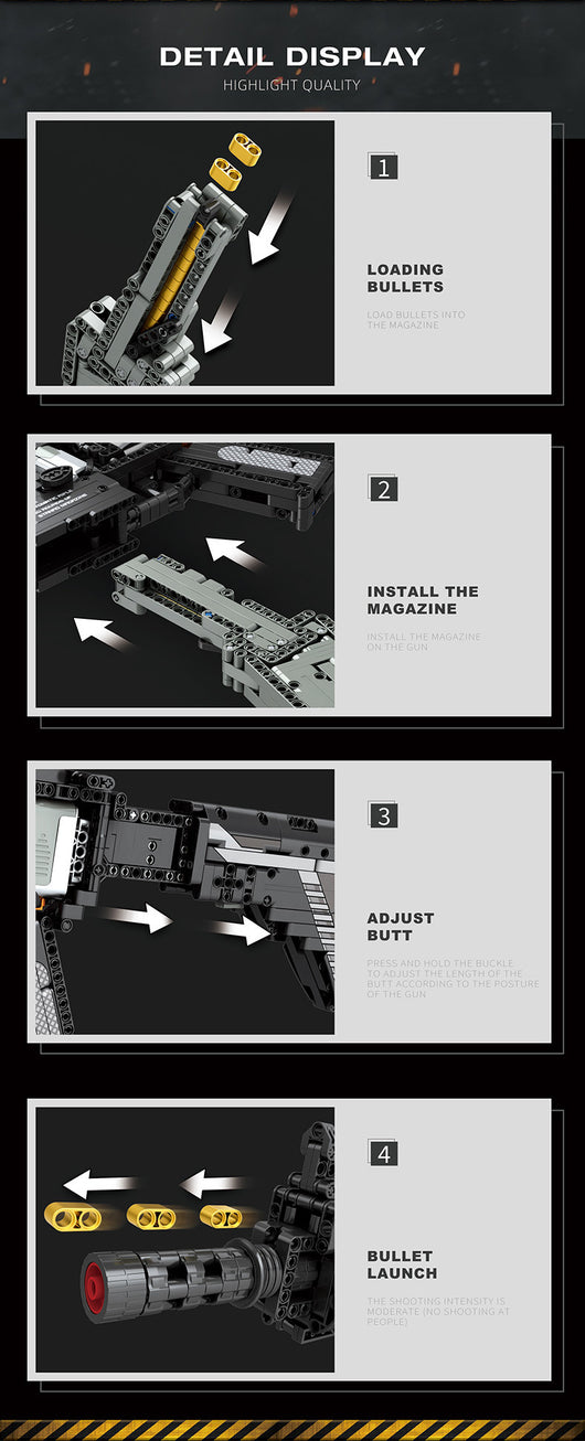 Bloques de Construcción y Pistolas Lanzadoras para Armar - Image 15