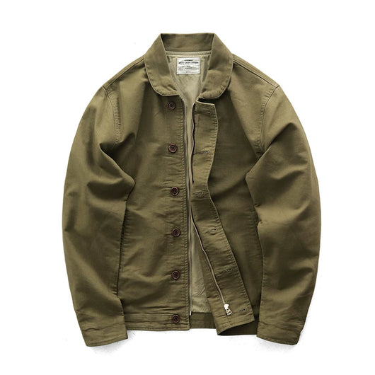 Chaqueta Suelta Retro Casual para Hombre - Estilo Deck Versátil - Image 13