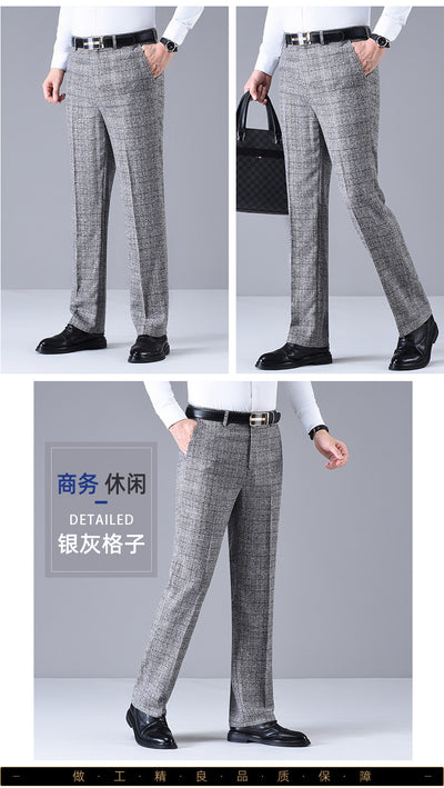 Pantalones Casuales de Cintura Alta Rectos y Holgados para Hombre - Image 10