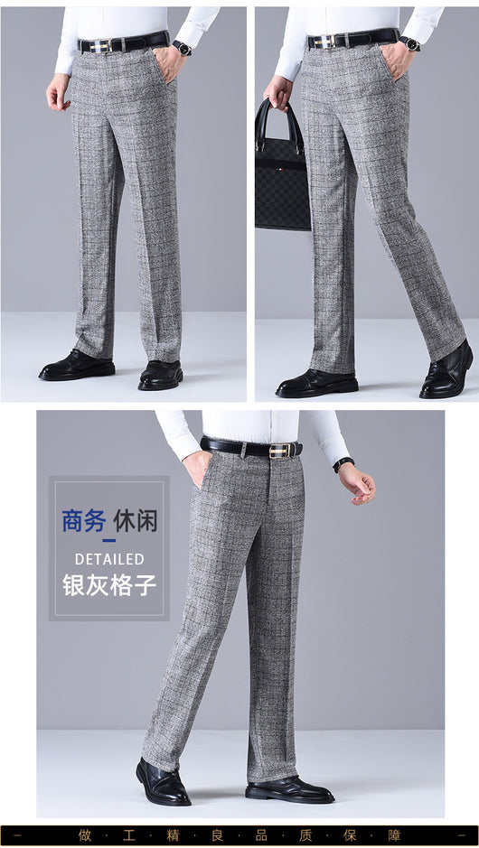 Pantalones Casuales de Cintura Alta Rectos y Holgados para Hombre - Image 10