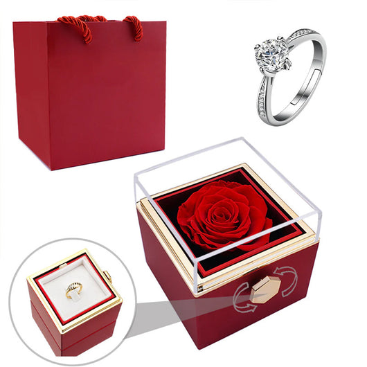 Joyero Giratorio de Rosa con Collar - Image 14