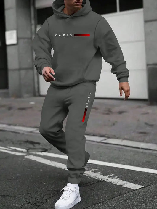 Conjunto Deportivo Impreso para Hombre - Sudadera y Pantalón Fashion - Image 14