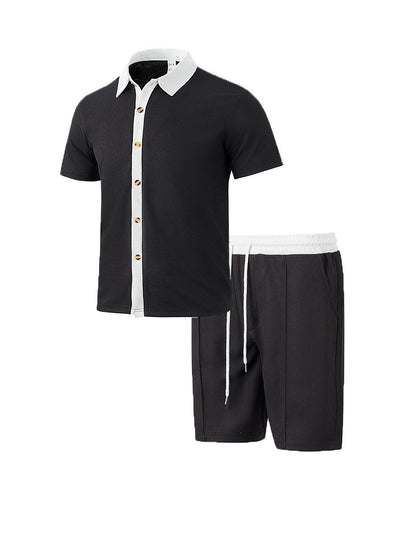 Conjunto de Vacaciones para Hombre: Camisa y Pantalones Cortos - Image 24