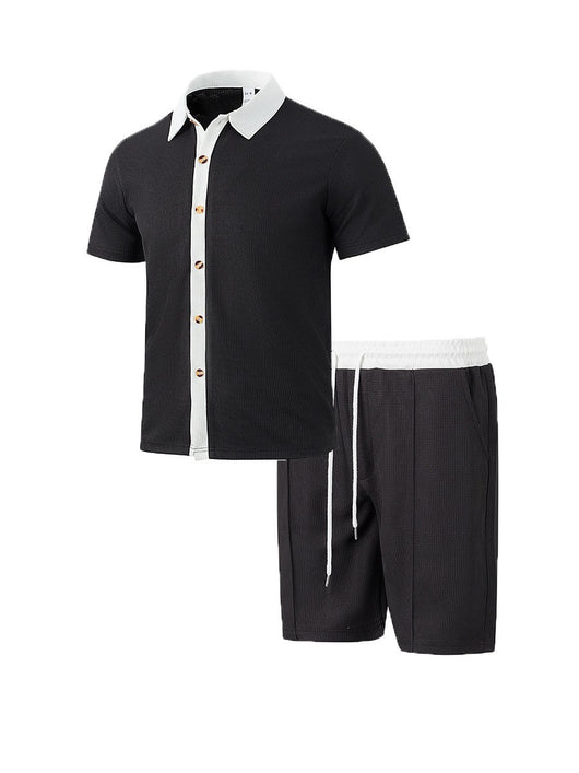 Conjunto de Vacaciones para Hombre: Camisa y Pantalones Cortos - Image 24