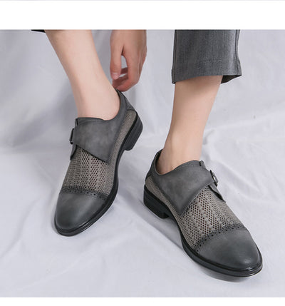Sandalias de Cuero Respirable con Punta Afilada - Comodidad Casual - Image 35