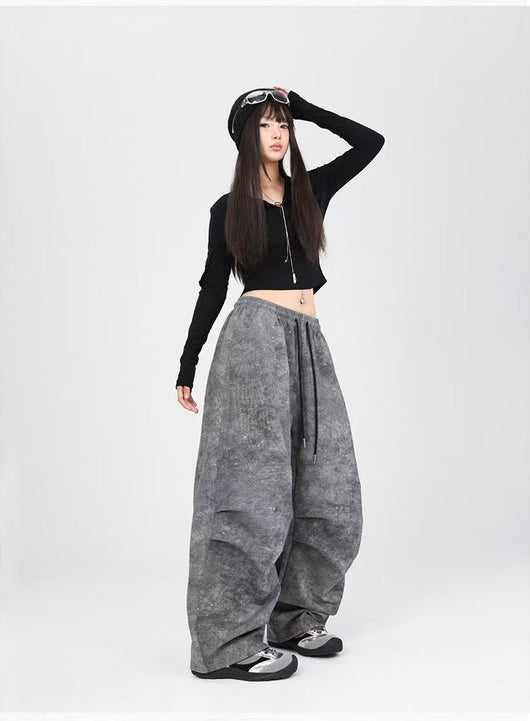 Overoles Retro Gris Carbón para Mujer - Image 16