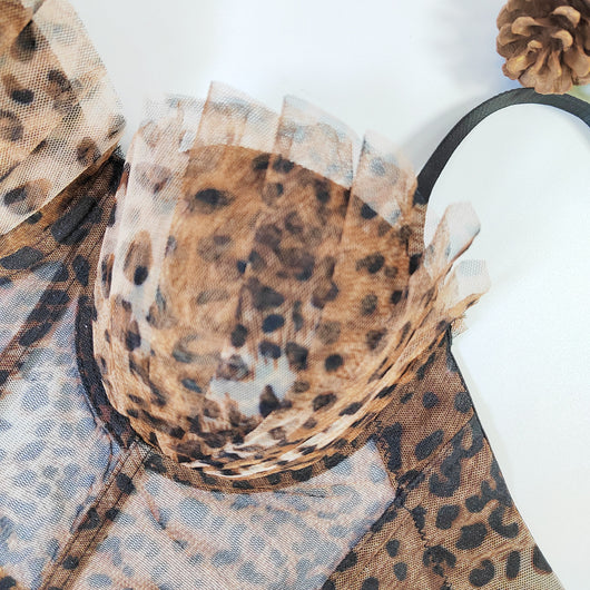 Sostén Tubo Estampado Leopardo con Levantamiento y Ajuste Personalizado - Image 10