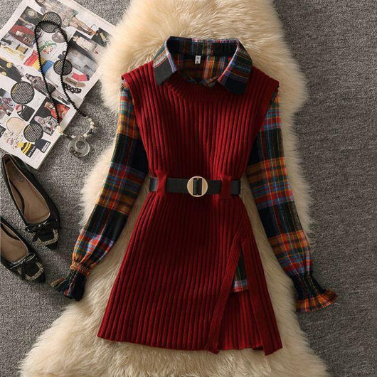 Conjunto Dos Piezas: Suéter con Cuello Polo para Mujer - Image 37