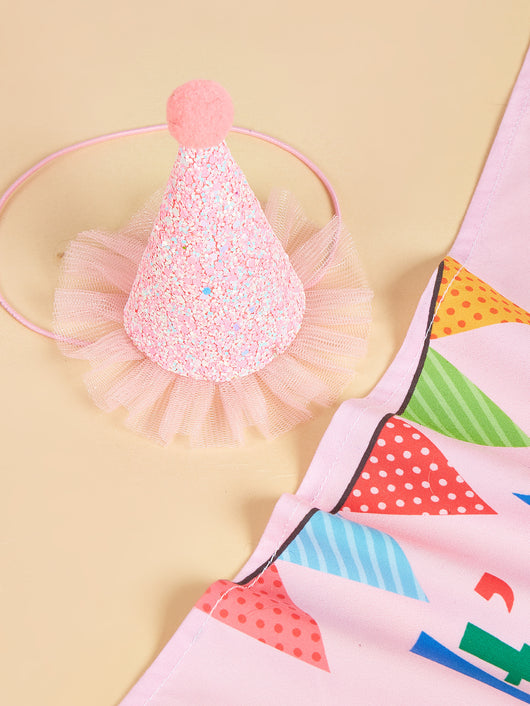 Babero Triangular Estampado con Diseño de Perrito para Cumpleaños - Image 22