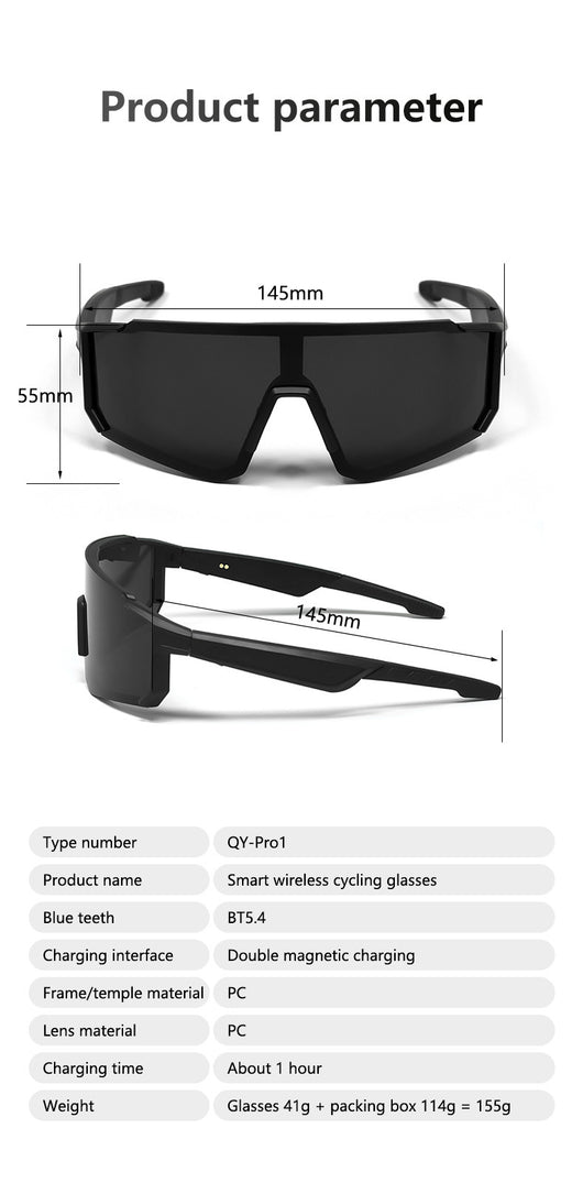 Gafas Inteligentes Deportivas con Bluetooth y Audio Integrado - Image 13