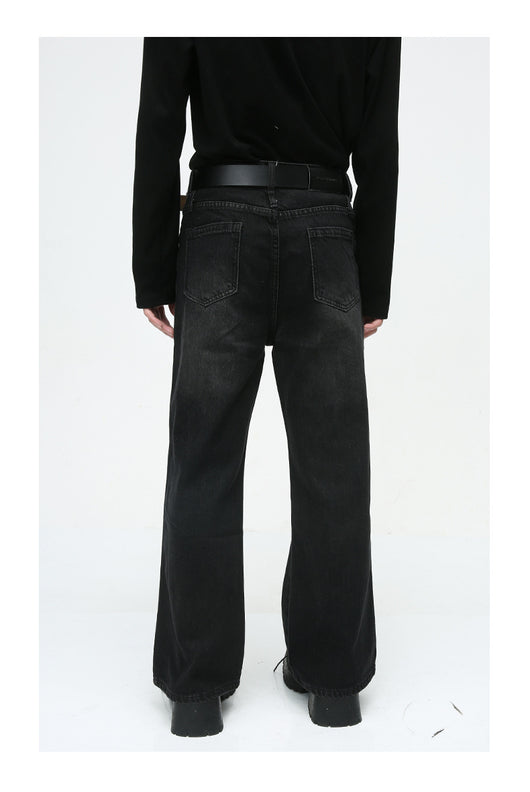 Jeans Retro Casual Americano con Efecto Desgastado - Image 25