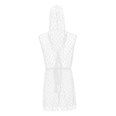 Bata de Dormir Transparente con Encaje para Hombre - Image 14