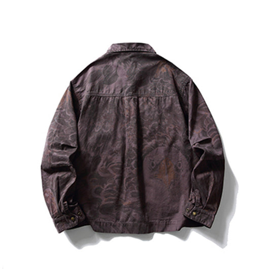 Chaqueta de Trabajo Camuflaje Tie-Dye para Hombre - Image 73