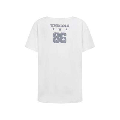 Blusa Estampada American Hot Girl Cuello V Manga Corta - Image 22