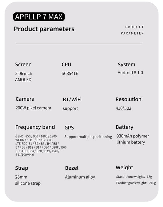 Reloj Inteligente APPLLP 7 MAX con Pantalla Amplia, WiFi y Cámara Extraíble - Image 45