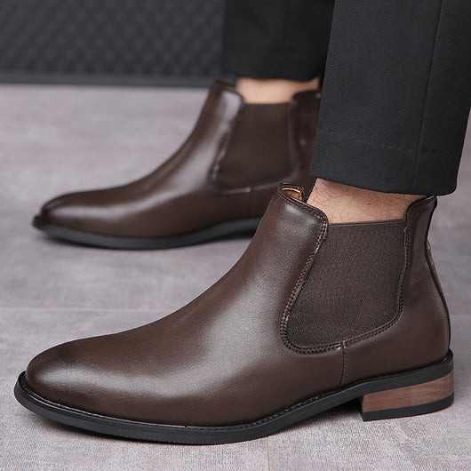 Botas Chelsea de Cuero para Hombre - Estilo Ejecutivo Puntiagudo - Image 20
