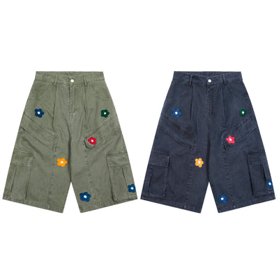 Shorts Casuales Rectos para Mujer con Estampado Hipster Urbano - Image 26