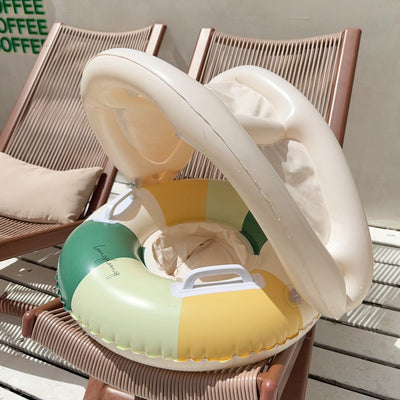 Flotador Anillo Parasol para Piscina con Pedestal - Image 16