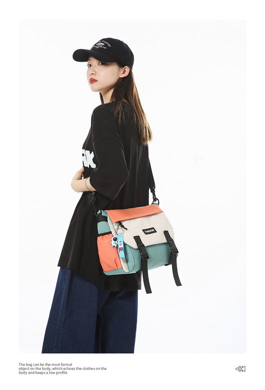 Bolsa de Hombro Casual Mujer Capacidad Grande Diseño Neutro Japonés - Image 15