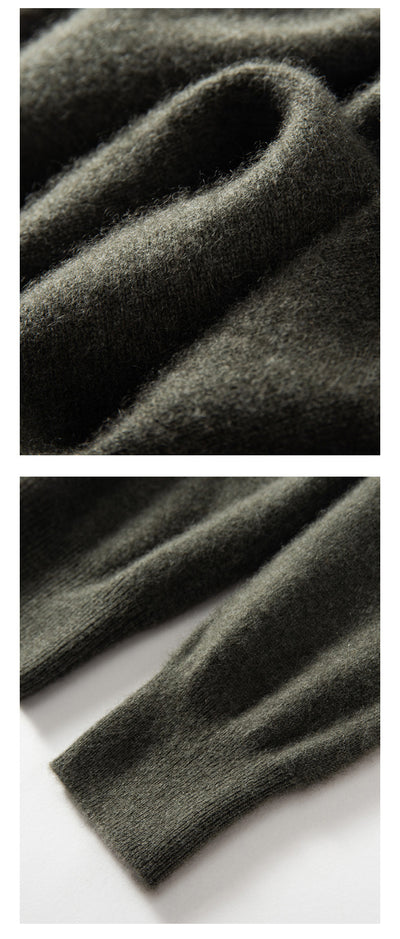 Suéter Minimalista Cuello en V para Hombre - Image 17