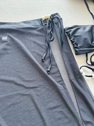 Traje de Baño Entallado con Cuello Halter y Abertura Lateral - Image 15