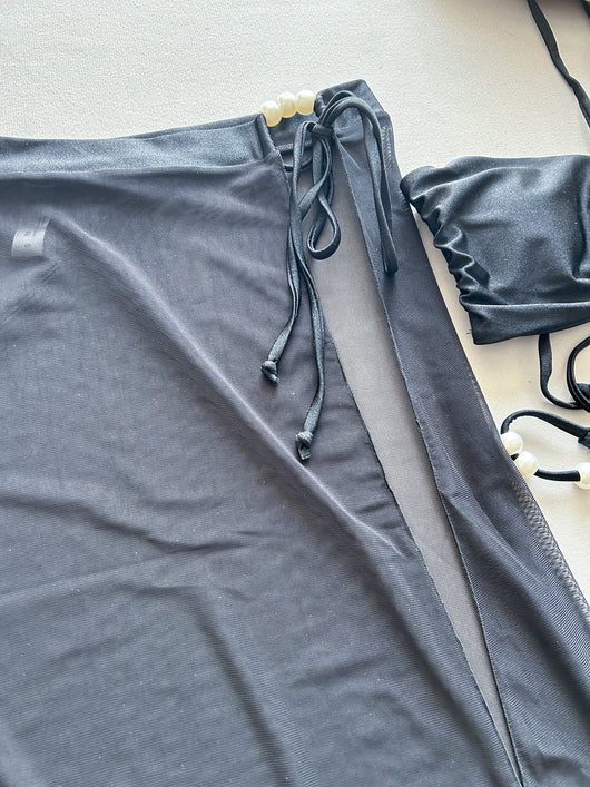 Traje de Baño Entallado con Cuello Halter y Abertura Lateral - Image 15