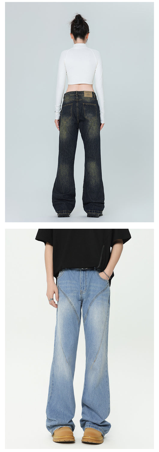 Jeans Slim Ajustado Vintage Lavado Americano - Image 12