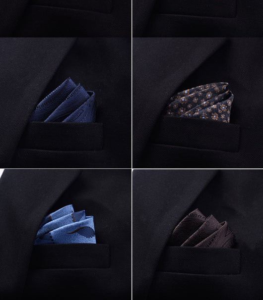Pañuelo de Bolsillo Estampado para Hombre - Accesorios Formales y Casual Business - Image 60