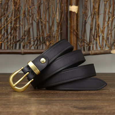 Cinturón de Cuero Genuino para Mujer - Diseño Retro Versátil - Image 15