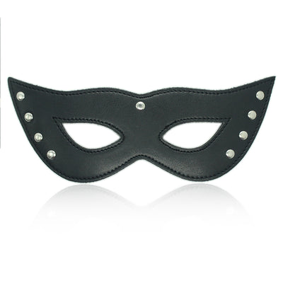 Antifaz de Cuero Premium Black Cat's Eye para Descanso Óptimo - Image 16