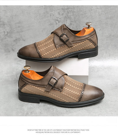 Sandalias de Cuero Respirable con Punta Afilada - Comodidad Casual - Image 22
