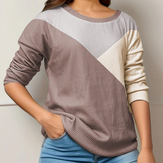 Camiseta Suelta Estampada Tricolor para Mujer - Casual y Cómoda - Image 9