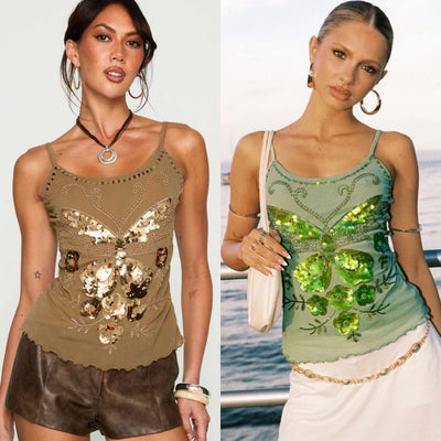 Chaleco Bordado con Lentejuelas para Mujer - Image 11