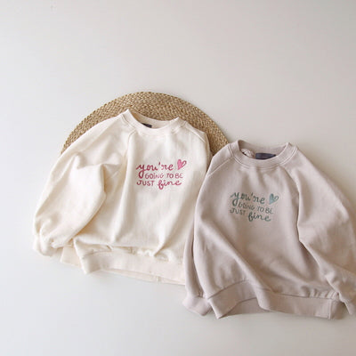 Suéter Infantil Oversize con Bordado de Letras - Manga Larga Cuello Redondo - Image 12