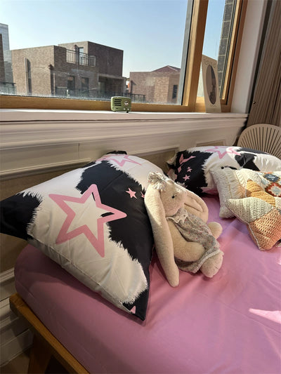 Juego de Cama de Algodón Puro con Diseño Minimalista Estrella de Cinco Puntas - Image 15