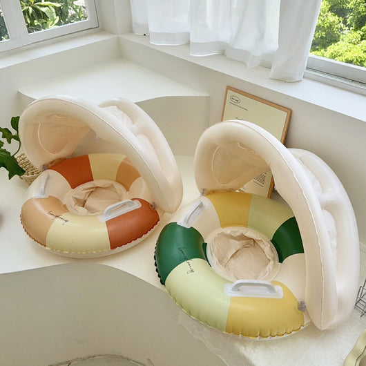 Flotador Anillo Parasol para Piscina con Pedestal - Image 28