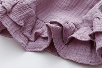 Blusa Infantil de Algodón y Lino con Volantes y Mangas Largas - Image 22
