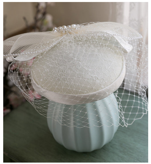 Gorra Vintage de Malla Blanca Perla - Image 16
