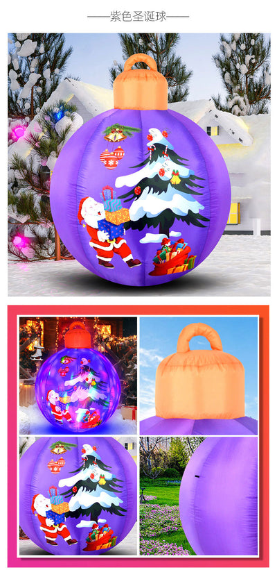 Bola Navideña Inflable con Luces LED RGB - Image 20