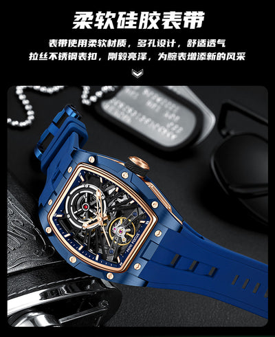 Reloj Automático de Acero Inoxidable con Caja Hueca para Hombre - Image 13