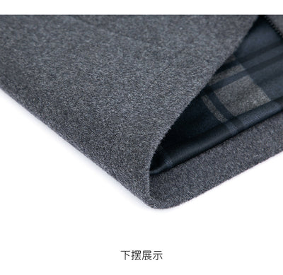 Abrigo de Lana con Cuello Polo para Hombre - Elegancia Casual - Image 21