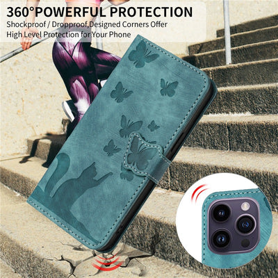 Funda de Cuero para Celular con Mariposa en Relieve - Image 39