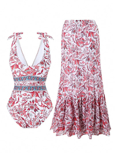 Traje de Baño Enterizo Étnico para Mujer - Image 45