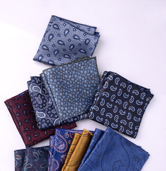 Pañuelo de Bolsillo Estampado para Hombre - Accesorios Formales y Casual Business - Image 48