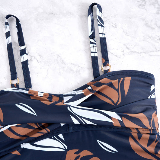 Traje de Baño Dos Piezas con Falda Estampada para Mujer - Image 22