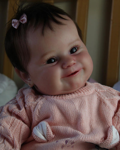 Muñeca Reborn Realista con Cabello Implantado - Apta para Baño - Image 15