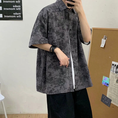 Conjunto de Tres Piezas Estilo Hong Kong - Camisa, Abrigo y Pantalones Cortos - Image 31